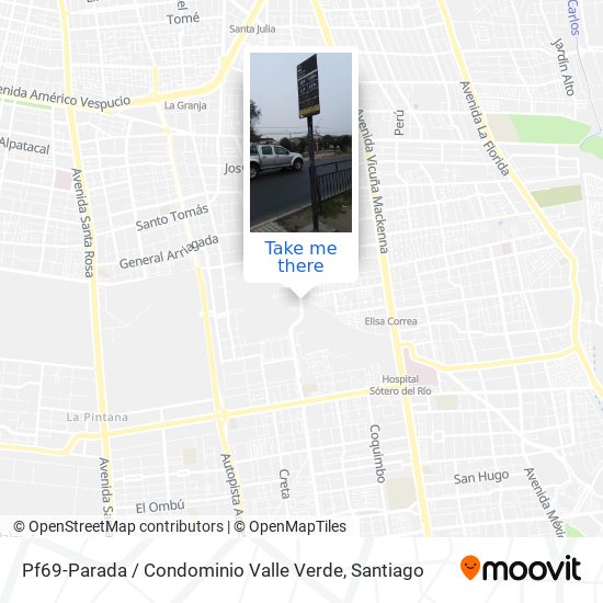 Pf69-Parada / Condominio Valle Verde map