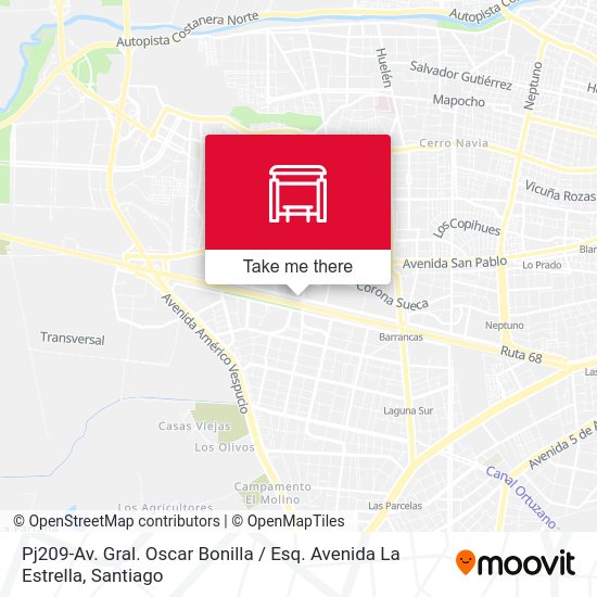 Mapa de Pj209-Av. Gral. Oscar Bonilla / Esq. Avenida La Estrella