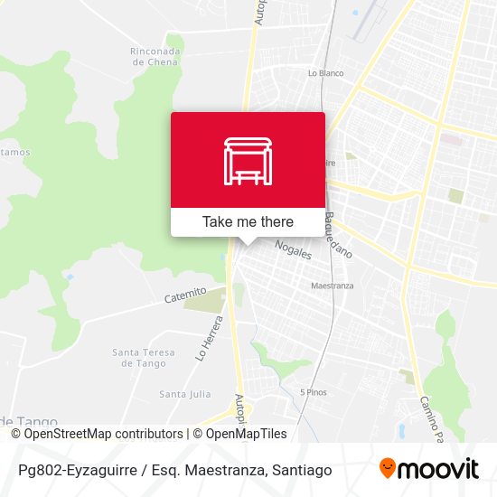 Pg802-Eyzaguirre / Esq. Maestranza map