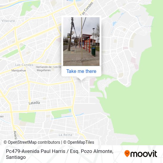 Mapa de Pc479-Avenida Paul Harris / Esq. Pozo Almonte
