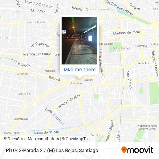 Pi1042-Parada 2 / (M) Las Rejas map