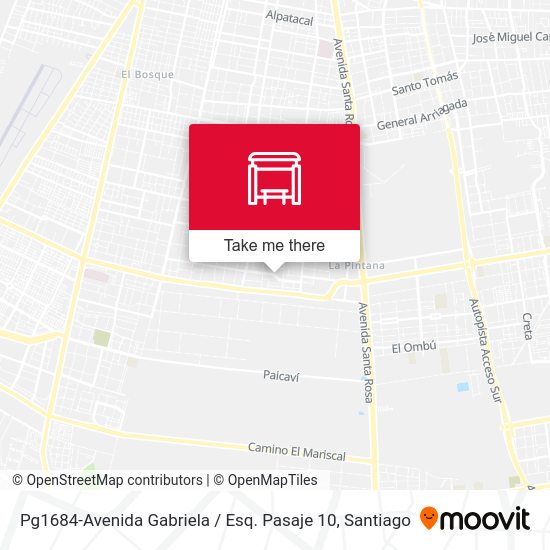 Pg1684-Avenida Gabriela / Esq. Pasaje 10 map