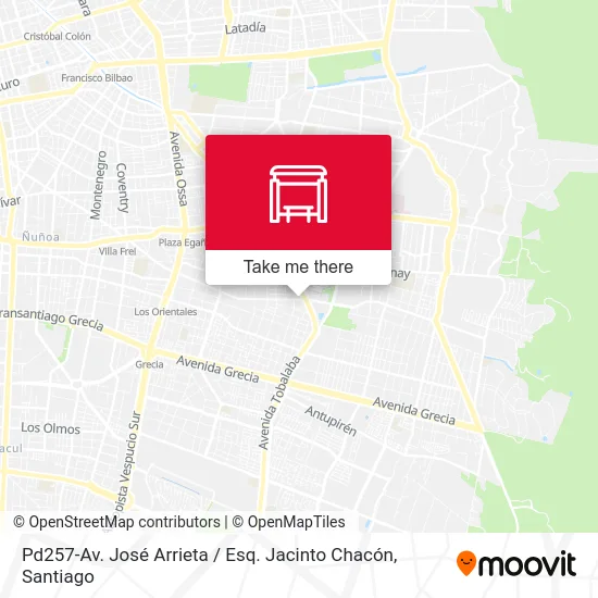 Pd257-Av. José Arrieta / Esq. Jacinto Chacón map