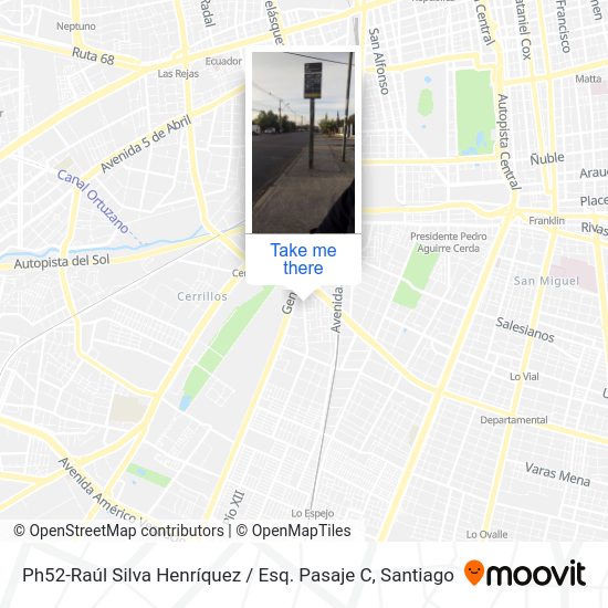 Ph52-Raúl Silva Henríquez / Esq. Pasaje C map