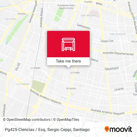 Pg425-Ciencias / Esq. Sergio Ceppi map