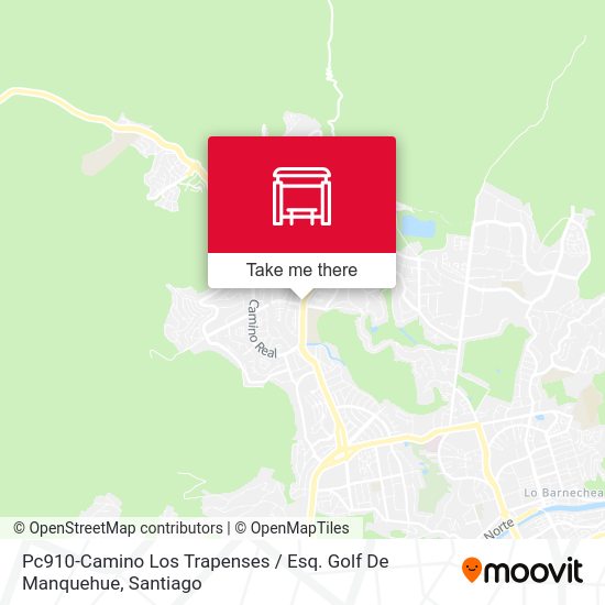 Mapa de Pc910-Camino Los Trapenses / Esq. Golf De Manquehue