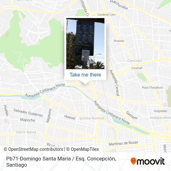 Pb71-Domingo Santa María / Esq. Concepción map