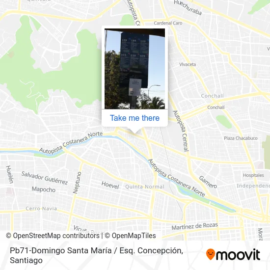 Pb71-Domingo Santa María / Esq. Concepción map