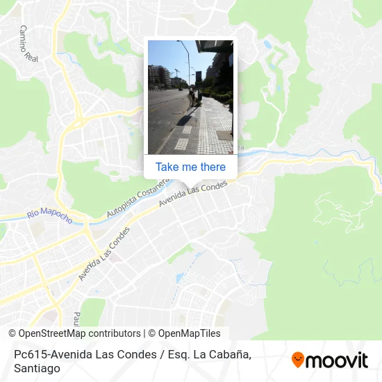 Pc615-Avenida Las Condes / Esq. La Cabaña map