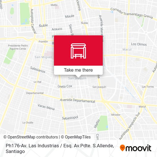 Ph176-Av. Las Industrias / Esq. Av.Pdte. S.Allende map