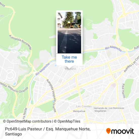 Pc649-Luis Pasteur / Esq. Manquehue Norte map