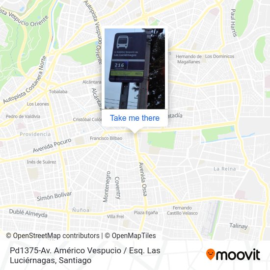 Mapa de Pd1375-Av. Américo Vespucio / Esq. Las Luciérnagas