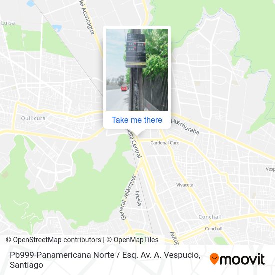 Pb999-Panamericana Norte / Esq. Av. A. Vespucio map