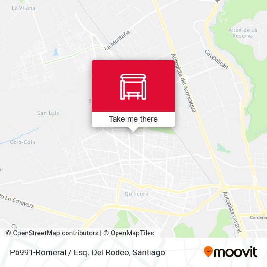Pb991-Romeral / Esq. Del Rodeo map