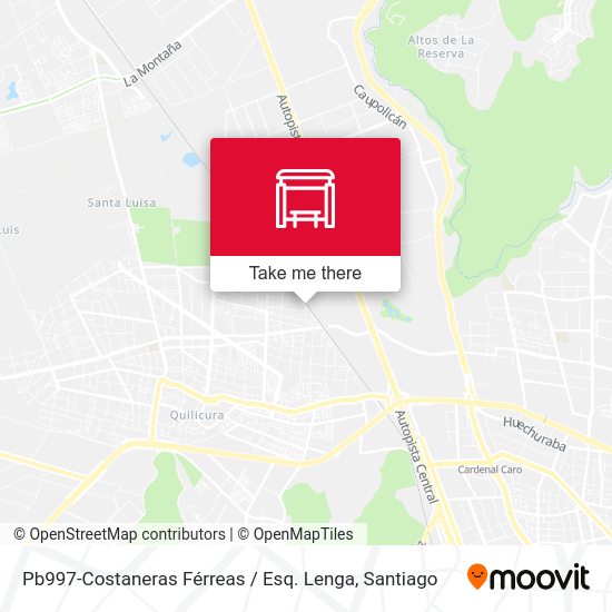 Pb997-Costaneras Férreas / Esq. Lenga map