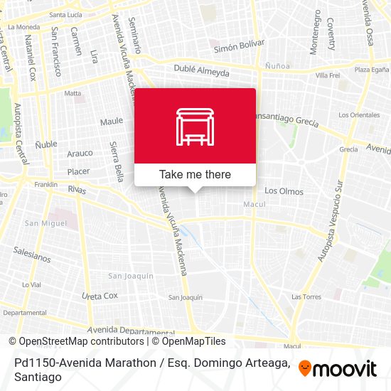 Pd1150-Avenida Marathon / Esq. Domingo Arteaga map