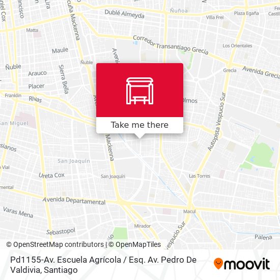 Pd1155-Av. Escuela Agrícola / Esq. Av. Pedro De Valdivia map