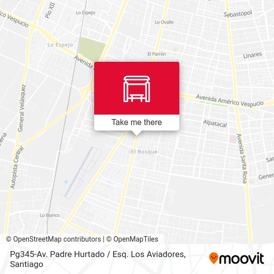 Pg345-Av. Padre Hurtado / Esq. Los Aviadores map