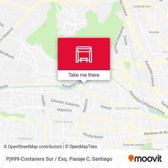Mapa de Pj999-Costanera Sur / Esq. Pasaje C