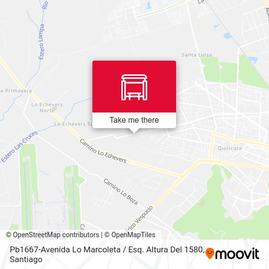 Pb1667-Avenida Lo Marcoleta / Esq. Altura Del 1580 map