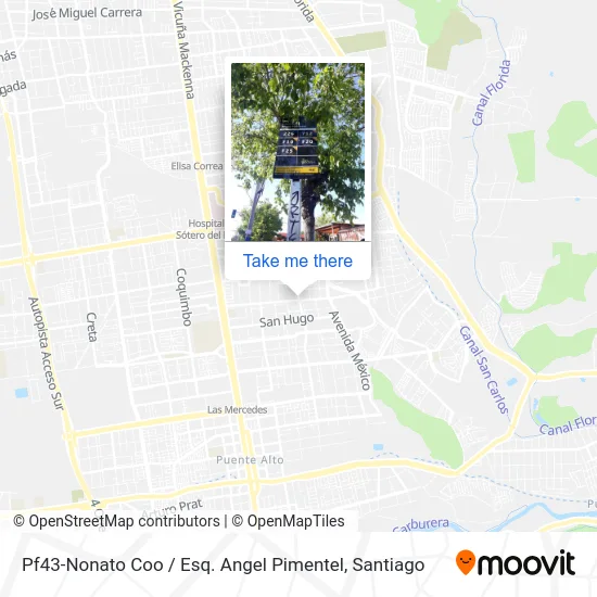 Pf43-Nonato Coo / Esq. Angel Pimentel map