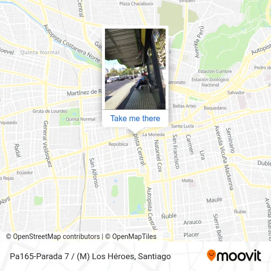 Pa165-Parada 7 / (M) Los Héroes map