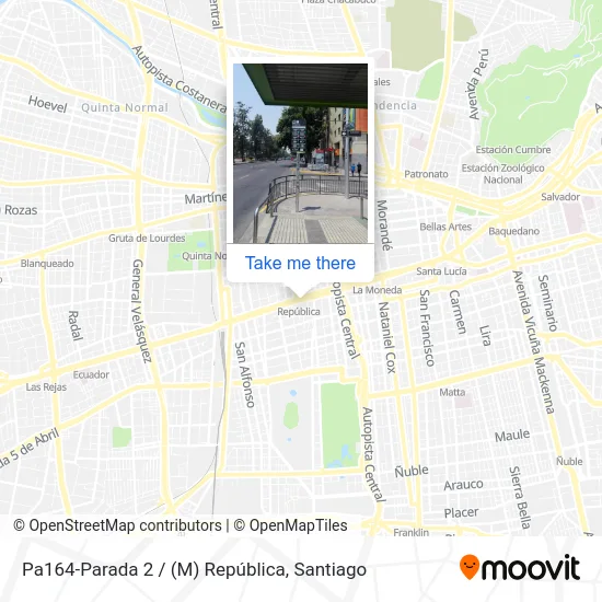 Mapa de Pa164-Parada 2 / (M) República