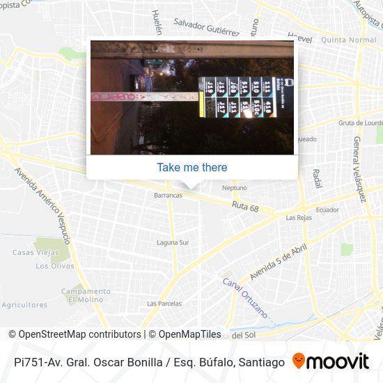 Pi751-Av. Gral. Oscar Bonilla / Esq. Búfalo map