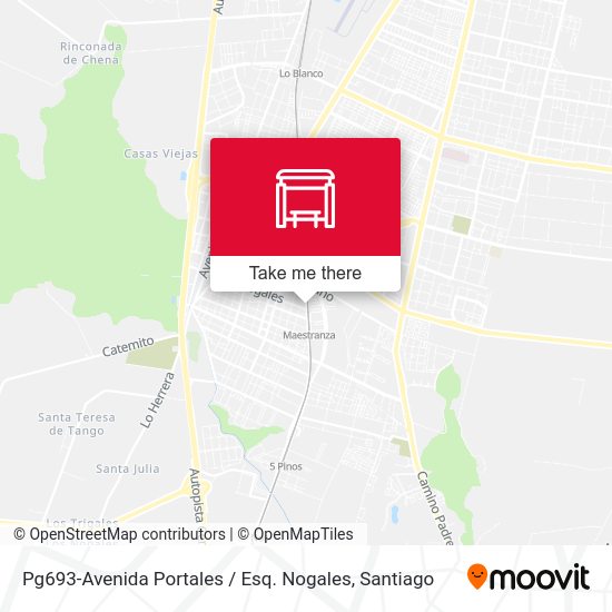 Mapa de Pg693-Avenida Portales / Esq. Nogales