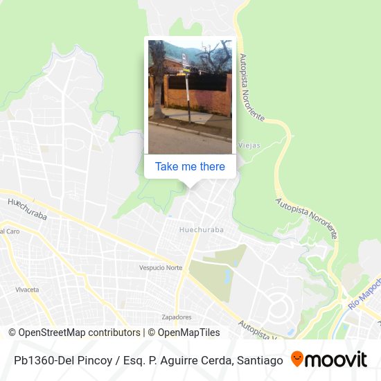 Mapa de Pb1360-Del Pincoy / Esq. P. Aguirre Cerda