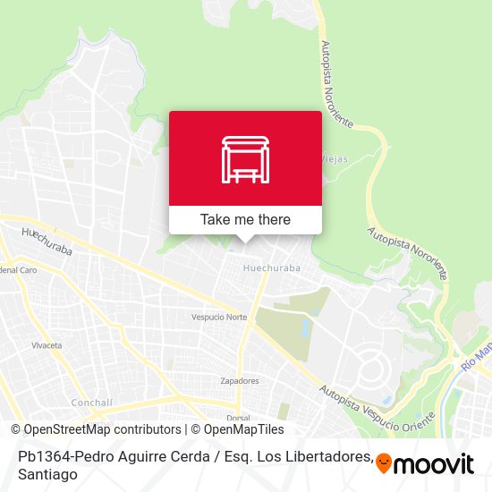 Pb1364-Pedro Aguirre Cerda / Esq. Los Libertadores map