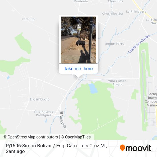Pj1606-Simón Bolívar / Esq. Cam. Luis Cruz M. map