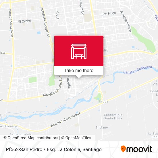 Mapa de Pf562-San Pedro / Esq. La Colonia
