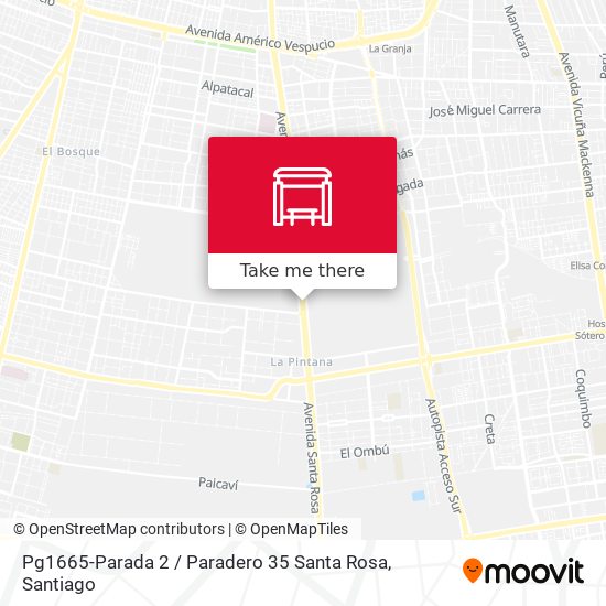 Pg1665-Parada 2 / Paradero 35 Santa Rosa map