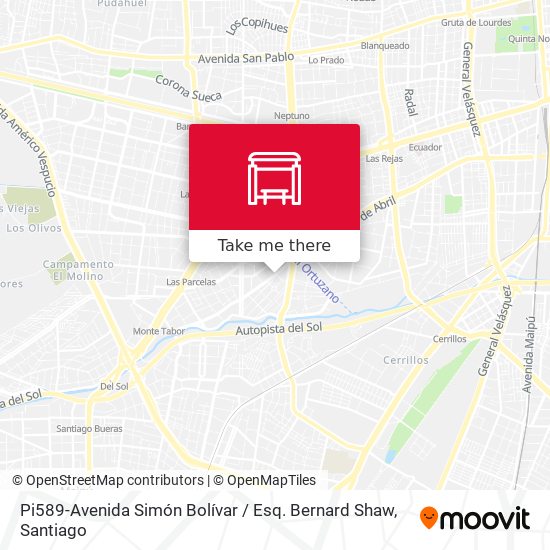 Pi589-Avenida Simón Bolívar / Esq. Bernard Shaw map