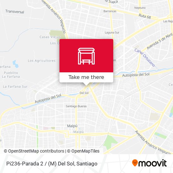 Mapa de Pi236-Parada 2 / (M) Del Sol