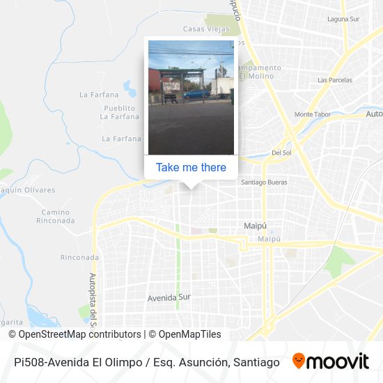 Pi508-Avenida El Olimpo / Esq. Asunción map
