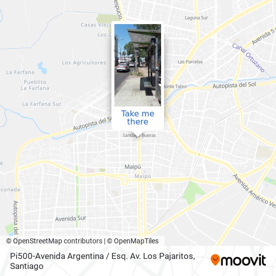 Pi500-Avenida Argentina / Esq. Av. Los Pajaritos map