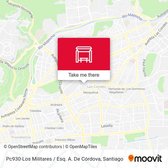 Pc930-Los Militares / Esq. A. De Córdova map