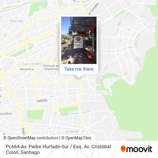 Mapa de Pc664-Av. Padre Hurtado-Sur / Esq. Av. Cristóbal Colón