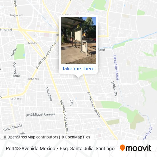 Pe448-Avenida México / Esq. Santa Julia map