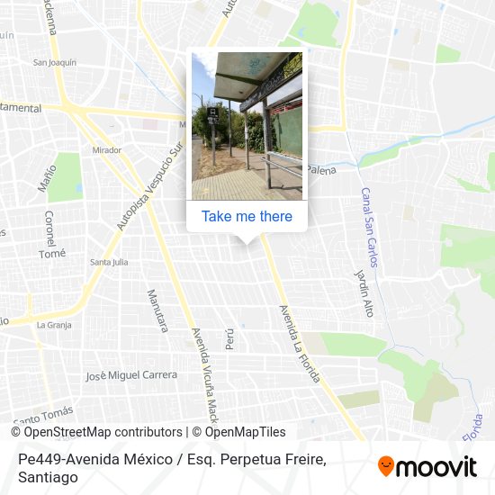 Pe449-Avenida México / Esq. Perpetua Freire map