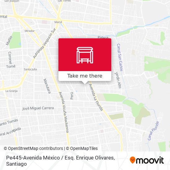 Pe445-Avenida México / Esq. Enrique Olivares map