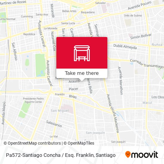 Mapa de Pa572-Santiago Concha / Esq. Franklin