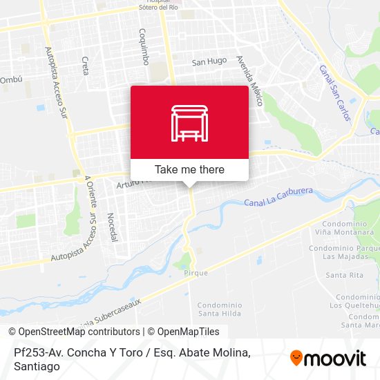 Pf253-Av. Concha Y Toro / Esq. Abate Molina map