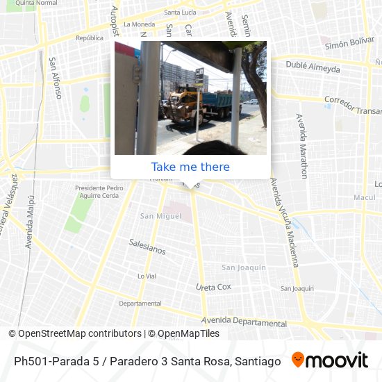 Ph501-Parada 5 / Paradero 3 Santa Rosa map