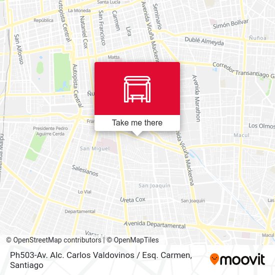 Ph503-Av. Alc. Carlos Valdovinos / Esq. Carmen map