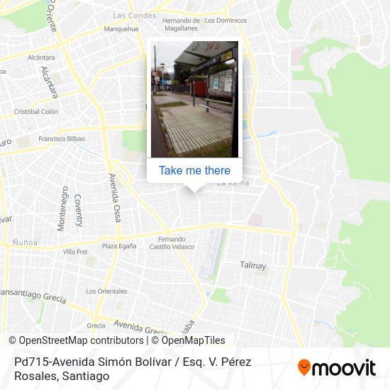 Pd715-Avenida Simón Bolívar / Esq. V. Pérez Rosales map