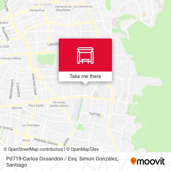 Mapa de Pd719-Carlos Ossandón / Esq. Simon González