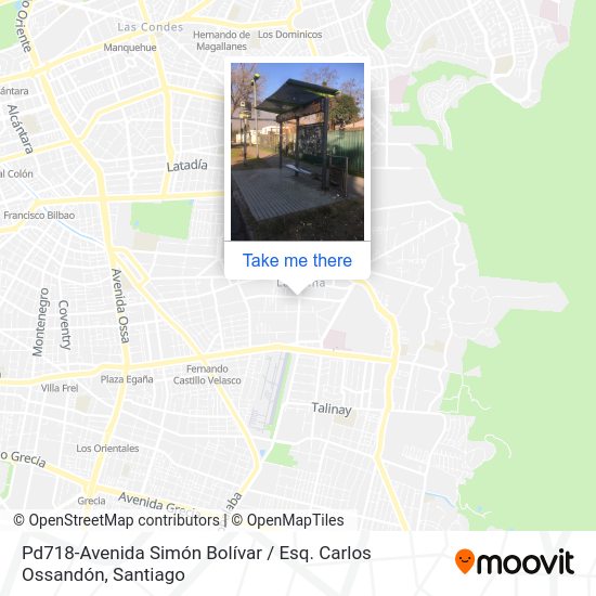 Mapa de Pd718-Avenida Simón Bolívar / Esq. Carlos Ossandón